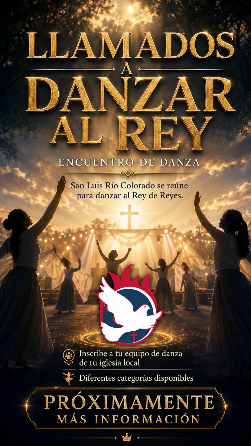 Flyer de Llamados a danzar al Rey