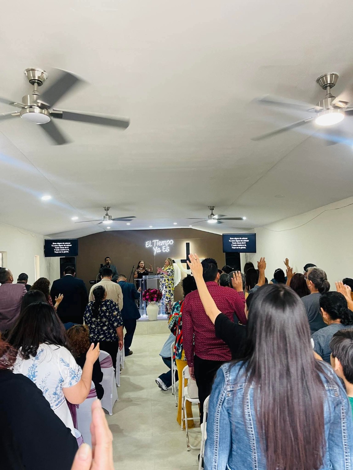 Congregación del templo principal en San Luis Río Colorado